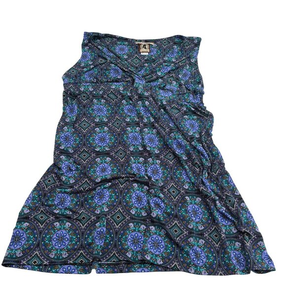 Lee Lee's Valise Women's Dress size P 1 Petite 1X Multicolor Mandala Pattern - Picture 1 of 5